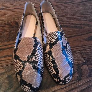 ZARA SNAKE SKIN LOAFERS - STILL IN STORE